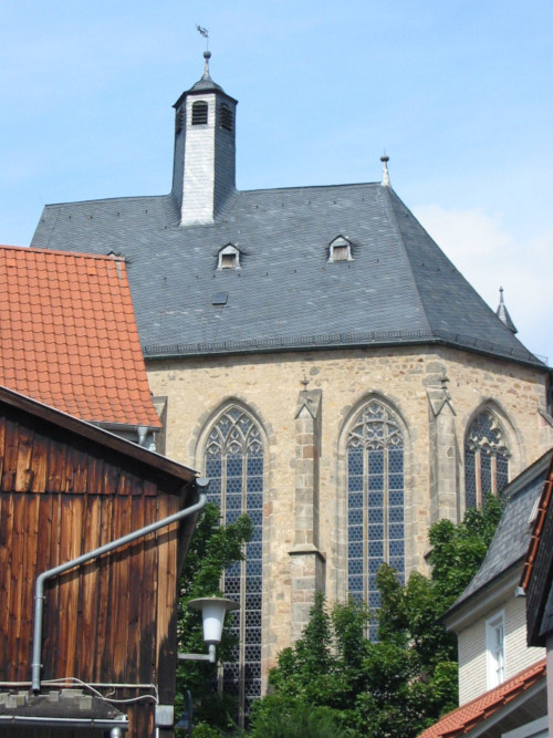 Walpurgiskirche,
 Chor von Süden