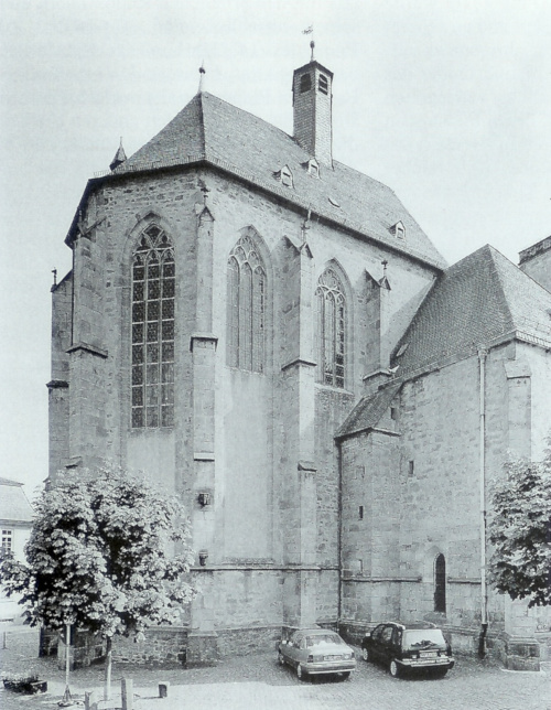 Walpurgiskirche,
 Chor von Nordosten