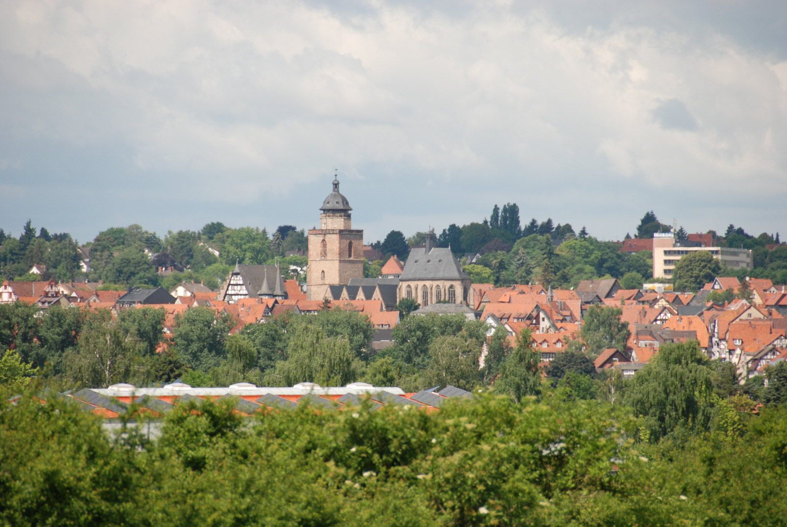 Blick auf Alsfeld von Südosten