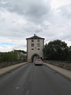 Südansicht Brückenturm, Limburg