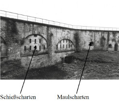 Bild [2]: Äußere der Kasematten